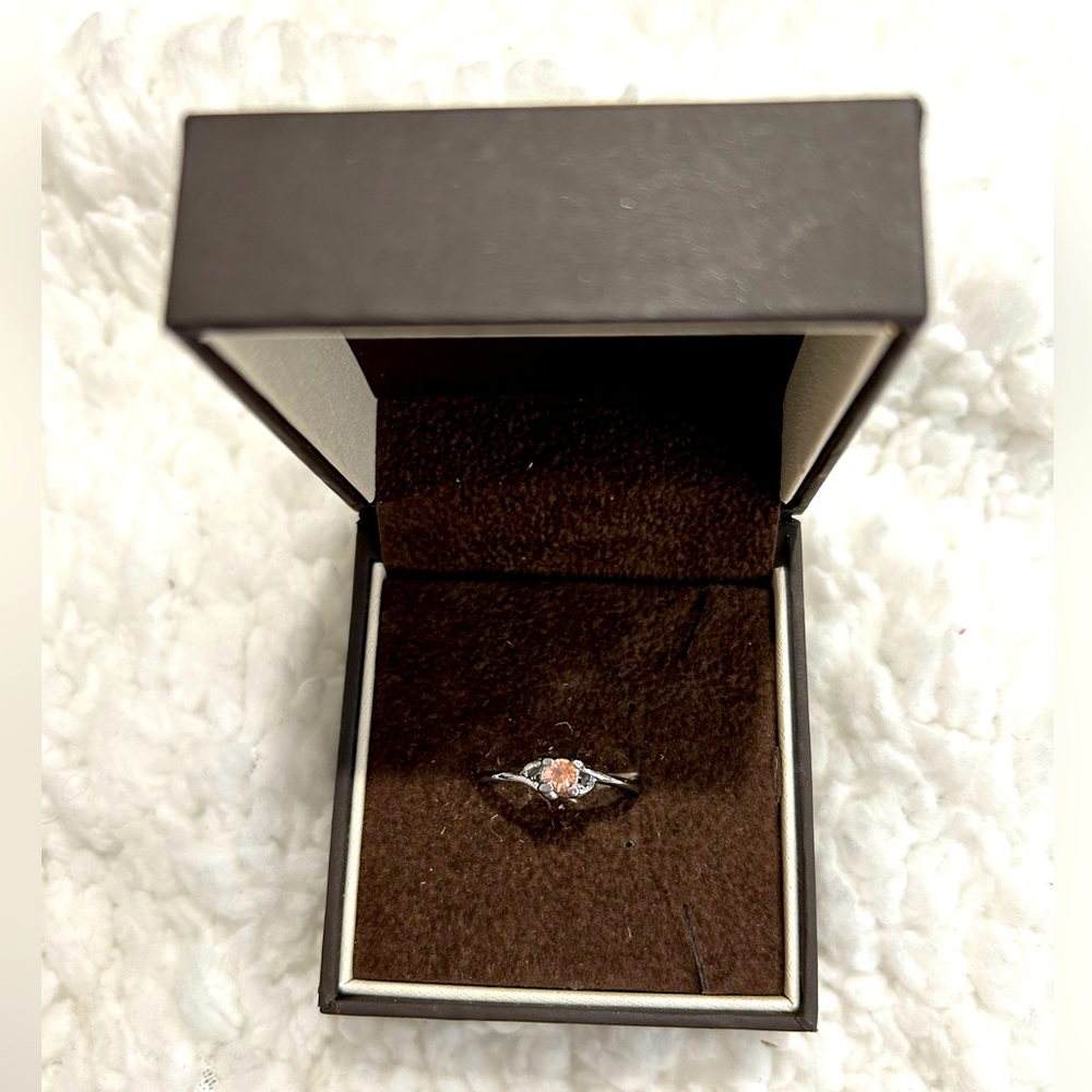 Peach Gem Ring
